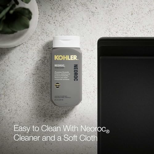 KOHLER Billings™ 32-1/2" Undermount Kitchen Sink, Single-Bowl Sink, Neoroc, K-33710-CM6, Matte White - Image 5