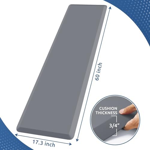 0.8" Thick Kitchen Mat Cushioned Anti Fatigue Rug Comfort Floor Mats - Image 2