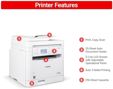 Canon imageCLASS MF284dw Multifunction Wireless Monochrome Laser Printer - Image 2