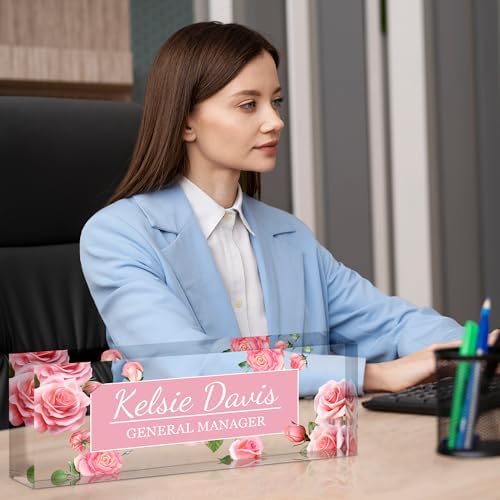 Ship Next Day Custom Name Plate for Desk, Desk Name Plate Personalized - Image 5