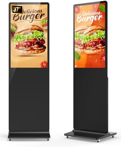 37-inch Digital Signage Display, 2K LCD Screen Auto Media Kiosk by SIOXCFZ