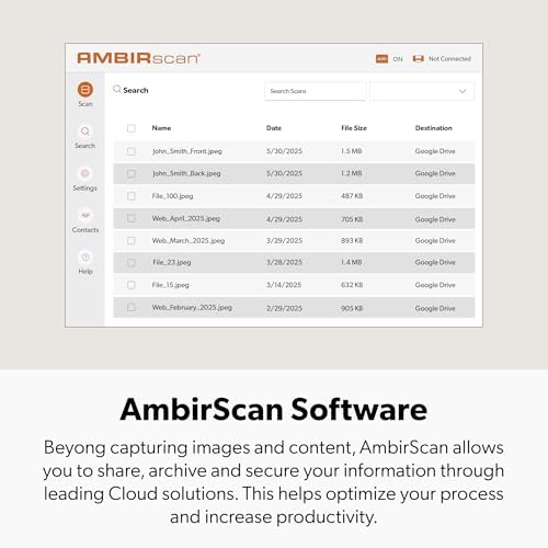 Ambir TravelScan Pro 600 (PS600-AS) Simplex Document Scanner and Card Scanner - Image 5
