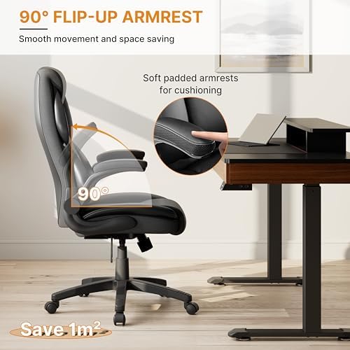 EUREKA ERGONOMIC PU Leather Desk Chair Office Executive Chair - Image 5
