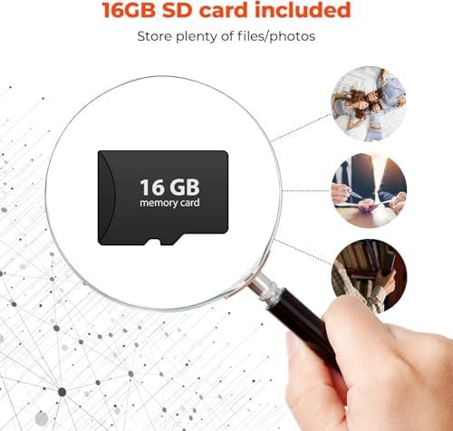 WiFi Portable Handheld Color Photo Scanner for A4 Document,Business Card,Books, Receipt,Pictures up to 1050 DPI,Connect Computer Via Built-in WiFi/USB Cable, Needn't Driver,with 16G SD Card (White) - Image 4