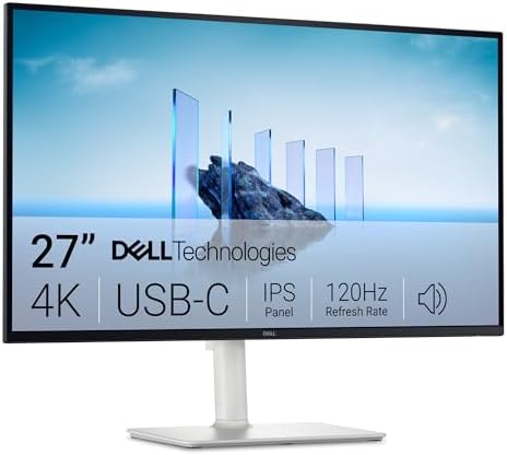 Dell 27 Monitor S2725QC, 4K UHD IPS, 120Hz, 99% sRGB, 4ms, FreeSync Premium by Dell