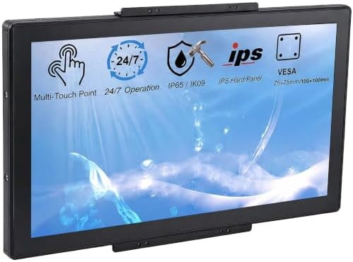 21.5 Inch 10 Points Open Frame Touch Monitor 1920x1080 VESA+Panel Mount for Kiosk Automation POS Vending 7x24h Work - Image 2