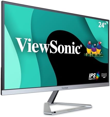 ViewSonic VX2476-SMHD 24 Inch 1080p Computer Monitor, IPS LED Display by ViewSonicCorporation