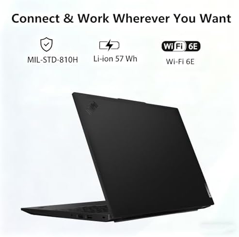 Lenovo ThinkPad L16 Business Enterprise AI PC Laptop, 16" FHD+, Intel 12-Core Ultra 5 225U (> Ultra 7 155U), 2x Thunderbolt 4, IST Computer Customized 16GB/32GB/64GB RAM, 512GB/1TB/2TB SSD, Win 11 Pro - Image 6