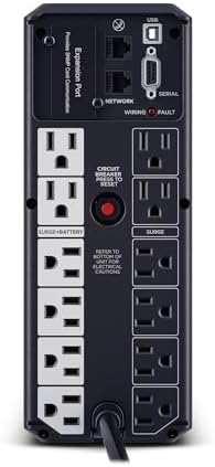 CyberPower BRG1500AVRLCD2 Intelligent LCD UPS Battery Backup - Image 4