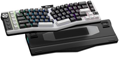 RK ROYAL KLUDGE A72 Alice Ergonomic Wireless Mechanical Keyboard,Split Ergo by RKROYALKLUDGE