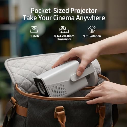 HP Projector with Apps, FHD 4K Supported, USB-C Power Bank Compatible MC425 - Image 4