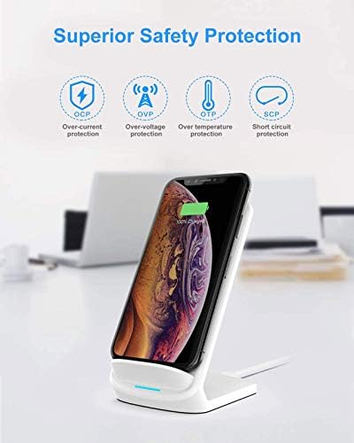 NANAMI Upgraded Fast Wireless Charger, Wireless Charging Stand for iPhone 18 Pro/18 Pro Max/17/17 Air/16/16 Plus/16 Pro/15/14 & Phone Charger Dock for Samsung Galaxy S26/S25/S24/S24 Ultra/S23/S22 - Image 5