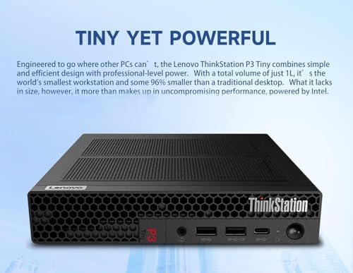 Lenovo ThinkStation P3 Tiny Workstation, Intel i9-14900 vPro, 16GB/1TB - Image 3