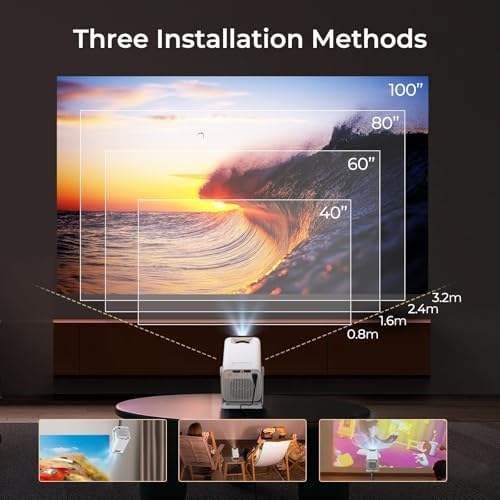 Netflix-Licensed Smart Projector, 400 ANSI 4K Supported, Voice Remote X1Pro - Image 7