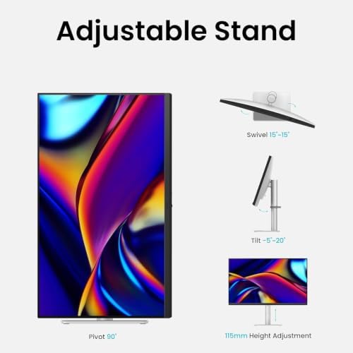 BenQ MA320U 32" 4K IPS HDR Monitors, Pack of 2, with Heavy-Duty Dual Desk Mount Stand, USB-C 90W, Mac Color Match, USB Hub, 99% sRGB, 97% DCI-P3, for MacBook Pro/Air & PC - Image 3