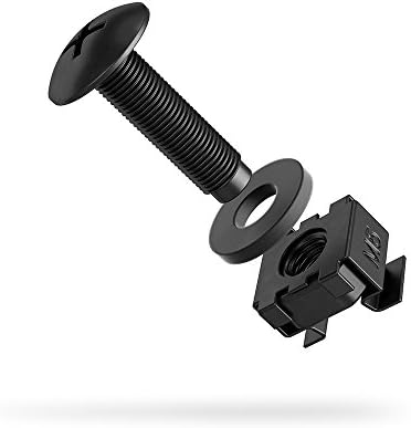AC Infinity Rack Screws M5 with Cage Nuts & Washers, 50-Piece Set for Racks - Image 2