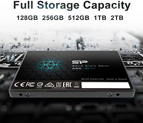 Silicon Power 1TB SSD 3D NAND A55 SLC Cache Performance Boost SATA III 2.5" Internal Solid State Drive (SP001TBSS3A55S25) - Image 4