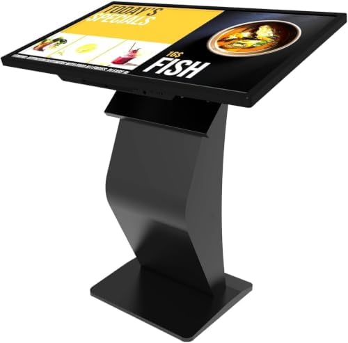 32 inch Touch Screen Kiosk, Windows11 System(8+128g), K-Style Stand Inquiry Machine, Human–Machine Interaction Smoothly for Mall Navigation/Self-Ordering/Advertising/Retail Store by JPIYEIC