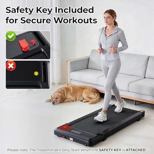 3-in-1 Walking Pad Under Desk Treadmill for Home Office Portable - Image 6