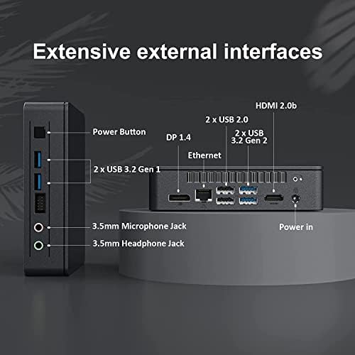 Intel NUC 11 Essential Atlas Canyon Celeron Processor N5105 NUC11ATKC4 Mini PC 2.0 GHz - 2.9 GHz Burst, 2 core, 2 Thread, 10W,Intel UHD Graphics, 450–750MHz Burst (NUC11ATKC4-4G RAM 128G SSD) - Image 5