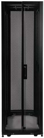TRIPP LITE 42U Server Rack Enclosure Cabinet with Doors & Side Panels, Standard Width for 19 inch Equipment, Standard 42 inch Depth, 3000 Pound Capacity, Black, 5-Year Warranty (SR42UB) - Image 2