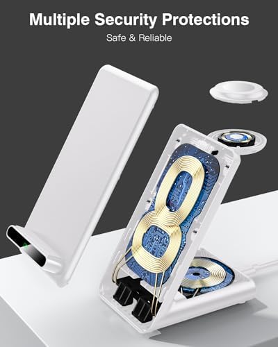 Wireless Charging Station,3 in 1 Charging Stand for Apple Multiple Devices - Image 4