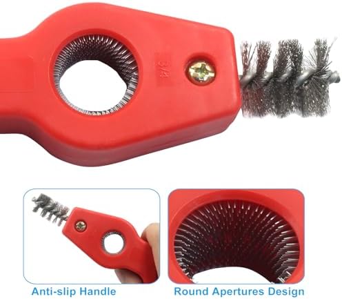 Hitefu 4-in-1 Copper Pipe Cleaner, Red - Image 5