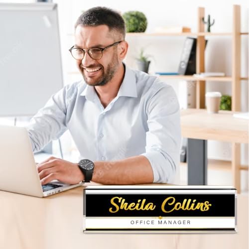 Custom Name Plate for Desk, Employee Appreciation Gifts, Office Decor - Image 5