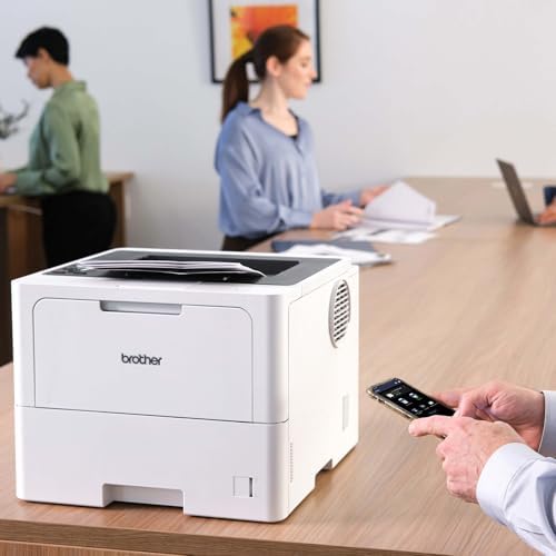 Brother HLL6210DW Business Monochrome Laser Printer with Large Paper Capacity, Wireless and Gigabit Ethernet Networking, Advanced Security Features and Mobile Printing (Renewed Premium) - Image 5