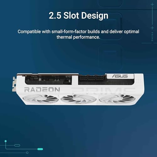 ASUS Prime Radeon RX 9070 XT 16GB GDDR6 White OC Edition Graphics Card - Image 2