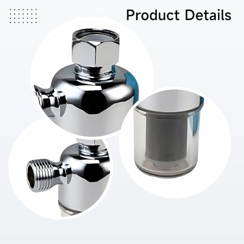 40-Micrometer Sediment Filter, Washing Machine Water Filter, G1/2 Threaded Water Filter With 304 Stainless Steel Mesh, Clear Housing, Water Heater Pre-Filter, Extends Appliance Life - Image 4