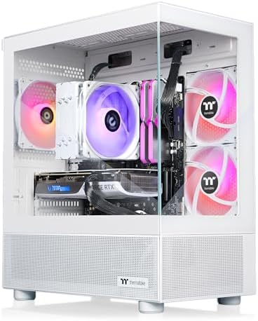 Thermaltake LCGS View u2460TS-170 Gaming Desktop (Intel® Core™ Ultra 5 245KF, ToughRam 32GB DDR5 6000MT/s RGB Memory, NVIDIA GeForce® RTX 5060 Ti, 1TB NVMe M.2, WiFi, Windows 11) V17S-B860-56T-LCS by Unknown
