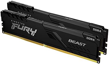 16GB 3600MHZ DDR4 CL17 DIMM KIT of 2 FURY Beast Black by Unknown