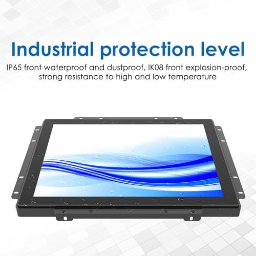 GreenTouch 15 Inch Industrial Open-Frame Touchscreen LCD Monitor - Capacitive PCAP -1024x768-5:4-Black-1000 Nits High Brightness - Image 3