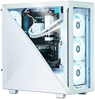 Thermaltake LCGS View 360T AIO Liquid Cooled Gaming Desktop (AMD Ryzen™ 5 5600X 6-core, DDR4 3600Mhz 16GB RGB Memory, NVIDIA® GeForce RTX™ 3060 Ti, 1TB NVMe M.2, WiFi, Win10 Home) D3AV-B550-36T-LCS - Image 3