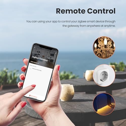 Tuya WiFi Smart Wall Touch Light Switch Glass Panel Wireless Remote Control by Smart-Life APP Anywhere Compatible with AI Alexa,Timing Function No Hub Required (1-2-3-4 Gang) (White, Four Gang) - Image 3