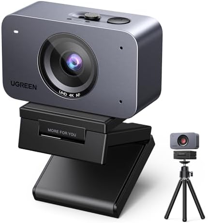 UGREEN 4K Webcam with 1/2.55" CMOS Sensor for PC/Mac by UGREEN