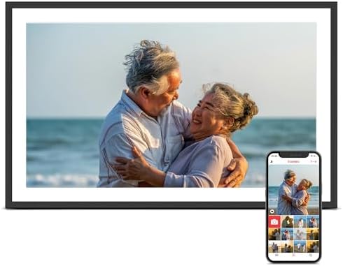 Frameo 15.6'' Digital Picture Frame, Digital Photo Frame WiFi Large Display by Pastigio