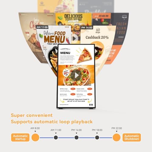 18.5" Digital Signage Display, 700 Nits Digital Menu Board - Image 5