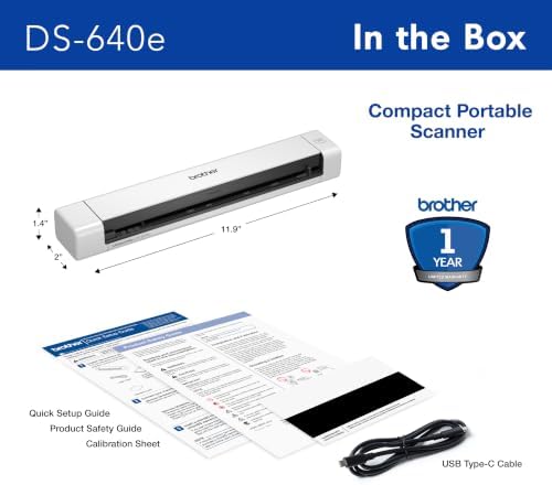 Brother DS-640e Compact Portable Document Scanner - Image 7