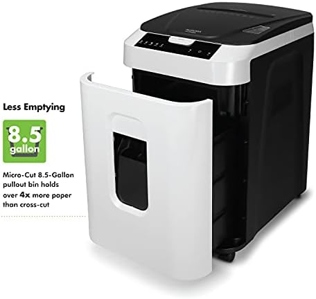 Aurora Commercial Grade 200-Sheet Auto Feed High Security Micro-Cut Paper Shredder/ 60 Minutes/Security Level P-5 - Image 5
