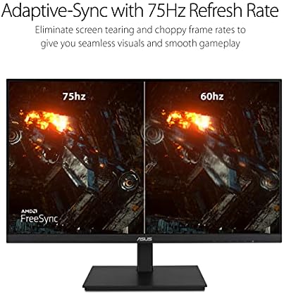 ASUS VA24DQSB 24" 1080P FHD IPS Computer Monitor, USB Docking, DisplayPort - Image 3