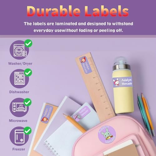 Custom Personalized Name Labels for Kid Waterproof Name Stickers Tag - Image 4
