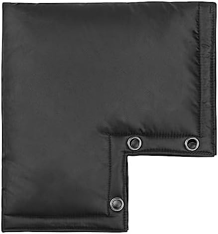 Insulated Backflow Preventer Cover- All-Season Pressure Vacuum Breaker Protection Pouch- Ideal for Water Wells and Sprinkler Valves- Shields from Sun & Freezing Temperatures- 12''W x 13''H (Black) by Safoner