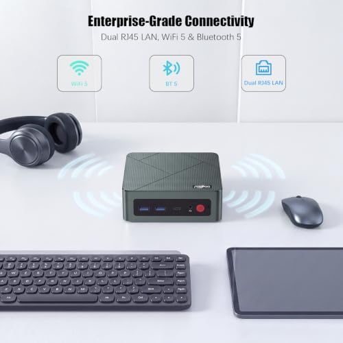 Mini PC, Mini Computers for Home Office Business, Portable Office PC - Image 4