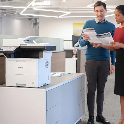 Brother MFC-L6810DW Enterprise Monochrome Laser All-in-One Printer, Large Paper Capacity, Wireless Networking, Advanced Security Features, and Duplex Print, Scan, and Copy, Works with Alexa - Image 5