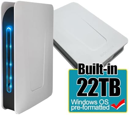 Avolusion PRO-T5 Series USB 3.0 External Hard Drive for WindowsOS Desktop PC/Laptop (White) - 2 Year Warranty (22TB White) (Renewed) - Image 2