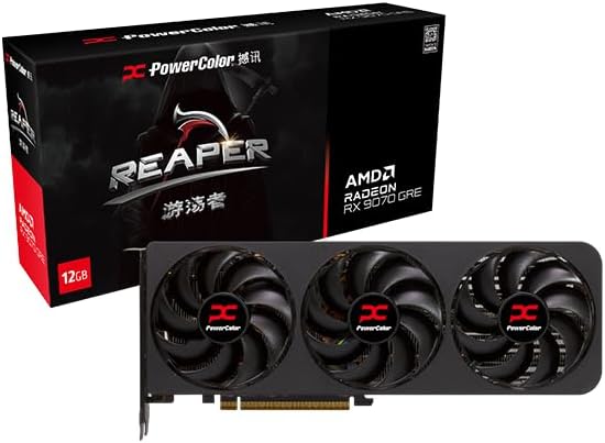 PowerColor Reaper AMD Radeon RX 9070 GRE 12GB GDDR6 by PowerColor