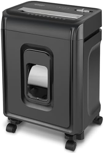 Aurora AU1270XA Professional Grade 12-Sheet Security P-4 Cross-Cut Paper and Credit Card/ 20 Minutes Continuous Run Time Shredder by Aurora