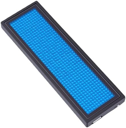LED Name Tag 12 x 48 Pixels, Blue Rechargeable LED Badge, Adaptable for Trade Show, Exhibition, Disco, Hotel - Image 7